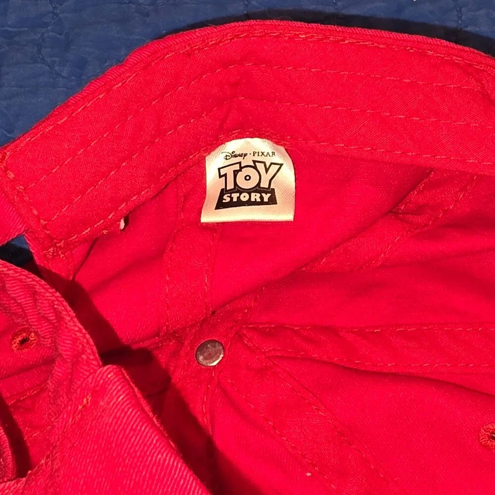 Disney Baseball Cap - Toy Story Pizza Planet Hat - Red And White